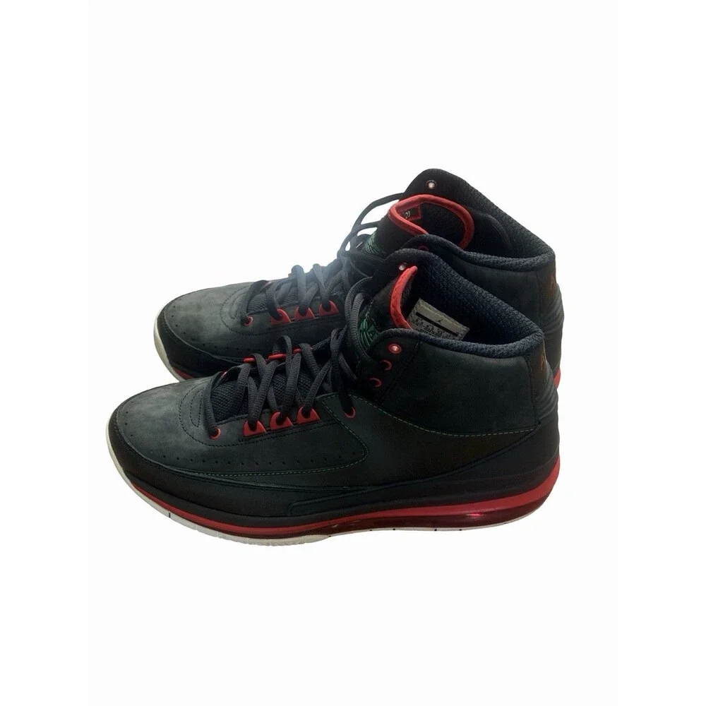 Nike Air Jordan 2.0 Classic Christmas Black Red 455616-005 Mens Size 9.5 US